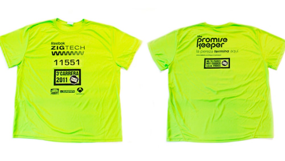 Camiseta de Reebok para la 3ª Carrera Ponle Freno 