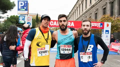 Parte de los ganadores durante la carrera 8ª carrera Ponle Freno