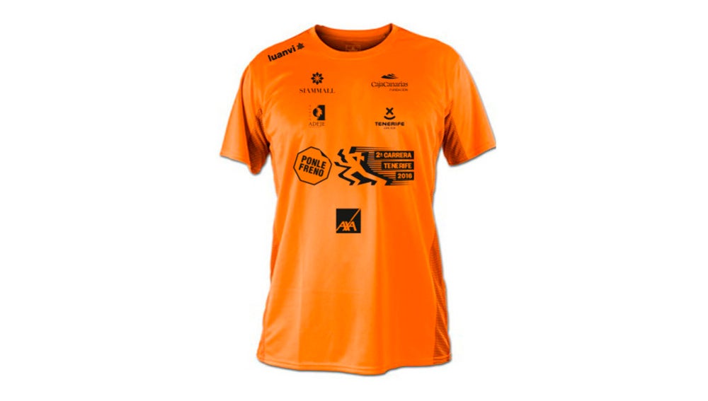 La camiseta de la 2ª carrera Ponle Freno de Tenerife