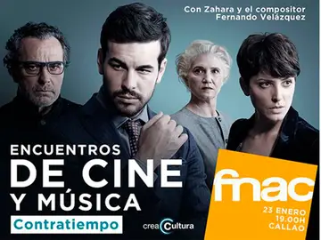 CreaCultura te invita al primer Encuentro de Cine y Música con 'Contratiempo' CreaCultura te invita al primer Encuentro de Cine y Música con 'Contratiempo'