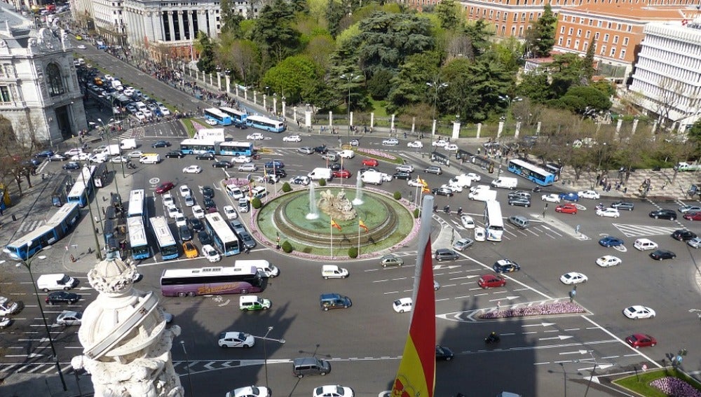 tráfico en Madrid