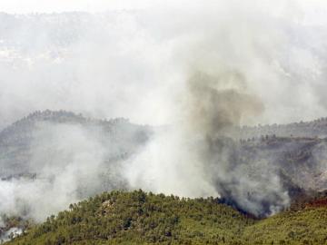 Incendio en Yeste (Albacete)