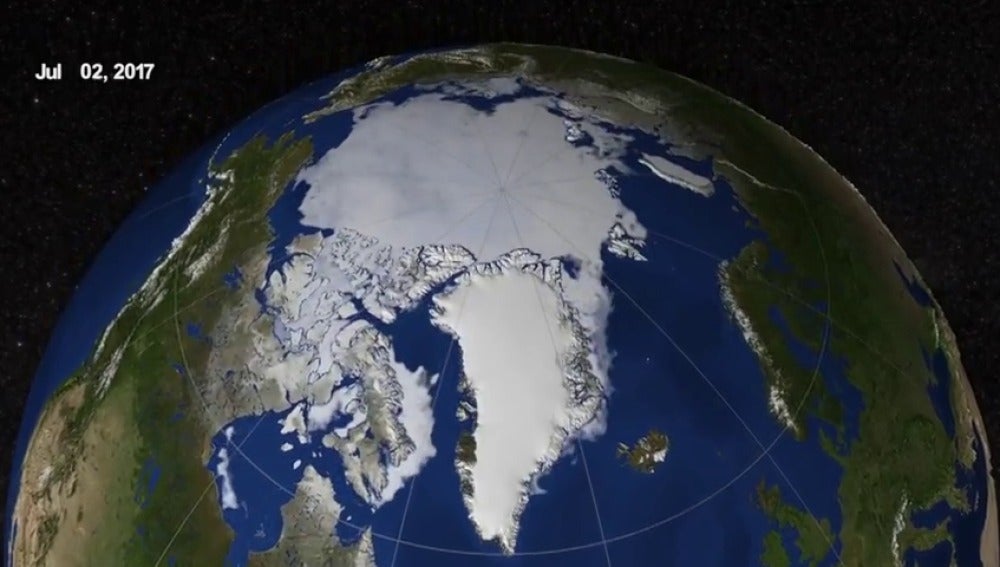 El hielo del Ártico registra su extensión mínima desde 1978