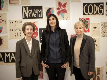 Margarita Salas, Maria A. Blasco y Eva Lootz