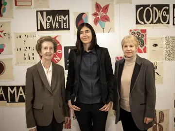 Margarita Salas, Maria A. Blasco y Eva Lootz Margarita Salas, Maria A. Blasco y Eva Lootz