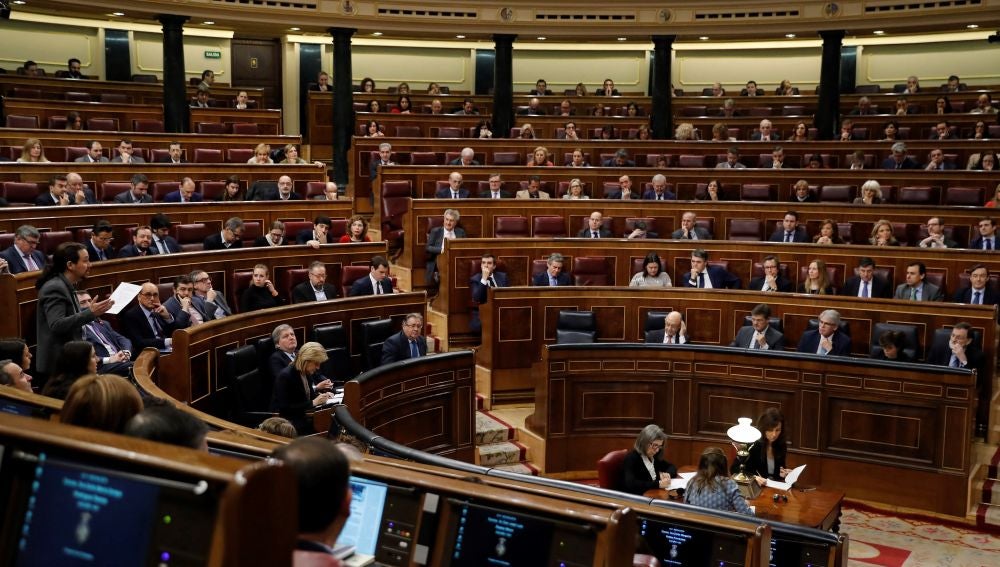 Una sesión del Congreso de los Diputados