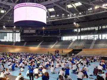 Más de 900 personas participan en la I Jornada de Reanimación Cardiopulmonar para aprender a realizar una RCP Más de 900 personas participan en la I Jornada de Reanimación Cardiopulmonar para aprender a realizar una RCP
