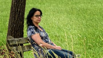 Mujer con asma Mujer con asma