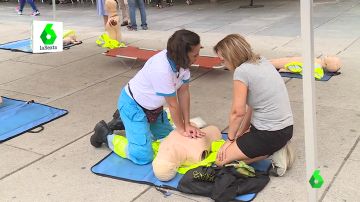 Una maniobra de reanimación cardiorrespiratoria Una maniobra de reanimación cardiorrespiratoria