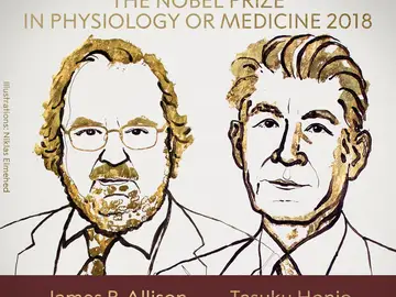 James P Allison y Tasuku Honjo James P Allison y Tasuku Honjo