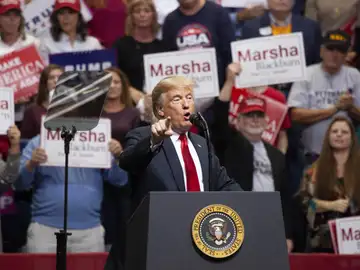 El presidente de Estados Unidos, Donald Trump El presidente de Estados Unidos, Donald Trump