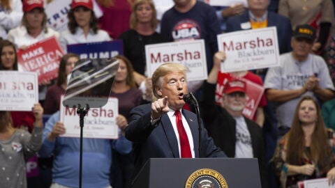 El presidente de Estados Unidos, Donald Trump