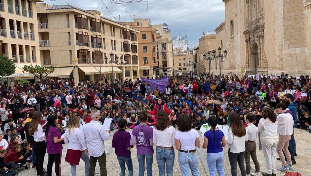 Acto contra la violencia de genero