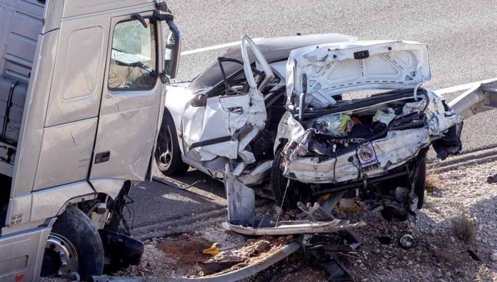 Accidente de tráfico en Cieza, Murcia