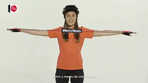 #MetroyMedio, la distancia mínima entre un coche y cualquier ciclista #MetroyMedio, la distancia mínima entre un coche y cualquier ciclista