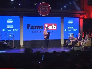 Iñaki Echevarría, ganador de FameLab España Iñaki Echevarría, ganador de FameLab España