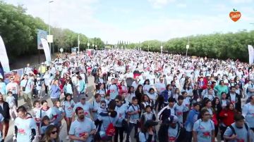 Más de 5.000 personas participan en la Marcha de Objetivo Bienestar Junior 2019
