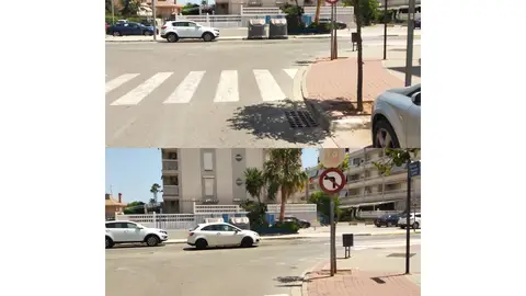 Cambiar señal deteriorada y marcar línea de stop En la calle Martínez cubells cruce con calle Josep de segrelles en Canet de Berenguer (Valencia)hay una señal de stop que además de haber perdido el color por el sol, está tapada por un árbol, que no es necesario talar solo podar. Se añade que no hay línea horizontal que marque zona de parada y nada más girar hay un paso de peatones. El año pasado ya solicite a la policía local el cambio de la misma, pero un año después sigue igual no, peor. Gracias!