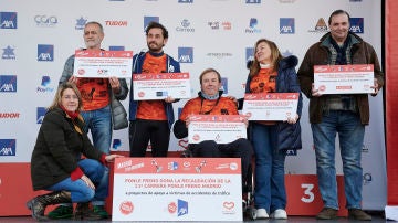 Fundación CEA, FEDACE, Fundación Pons, AESLEME y Stop Accidentes reciben la recaudación íntegra de la 11ª Carrera Ponle Freno de Madrid