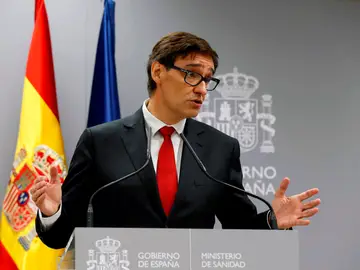 Salvador Illa comparece ante los medios Salvador Illa comparece ante los medios