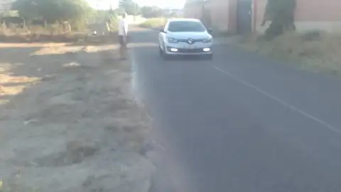 Denuncia recibida Carretera sin arcén
