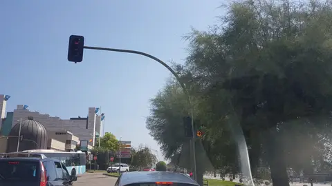 Denuncia recibida Semáforo tapado