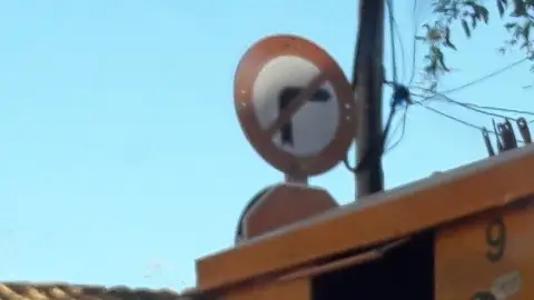 Denuncia recibida Señal tapada