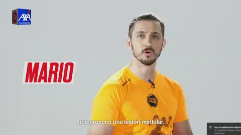 Mario, tiene una lesión medular por un accidente de tráfico Mario, tiene una lesión medular por un accidente de tráfico