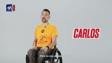 Carlos tiene una lesión medular por un accidente de tráfico