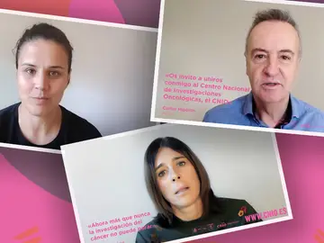 Edurne Pasaban, Carlos Hipólito y Laia Sanz protagonizan la campaña de 2021 de Amigos/as del CNIO a favor de la investigación del cáncer Edurne Pasaban, Carlos Hipólito y Laia Sanz protagonizan la campaña de 2021 de Amigos/as del CNIO a favor de la investigación del cáncer