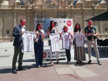 Presentación de la Carrera Virtual Ponle Freno en Zaragoza