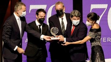 Jorge Díaz, Agustín Martínez y Antonio Mercero reciben el Premio Planeta 2021