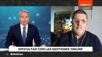 Mario Tascón, asesor general de Levanta la Cabeza, interviene en Antena 3 Noticias para hablar de brecha digital
