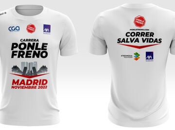 Camiseta oficial de la Carrera Ponle Freno de Madrid 2022