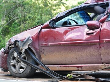 Imagen de archivo de un accidente de coche.