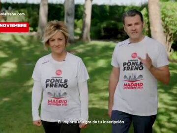 Iñaki López y Cristina Pardo te animan a participar en la Carrera Ponle Freno Madrid 2022