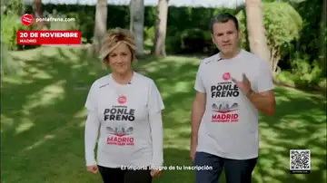 Iñaki López y Cristina Pardo te animan a participar en la Carrera Ponle Freno Madrid 2022