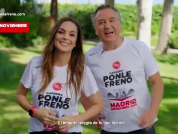 Mónica Carrillo y Roberto Brasero te animan a participar en la Carrera Ponle Freno Madrid