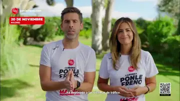 Nuria Roca y José Yélamo te animan a participar en la Carrera Ponle Freno Madrid 2022