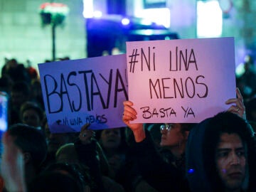 Manifestación contra la violencia machista en Barcelona