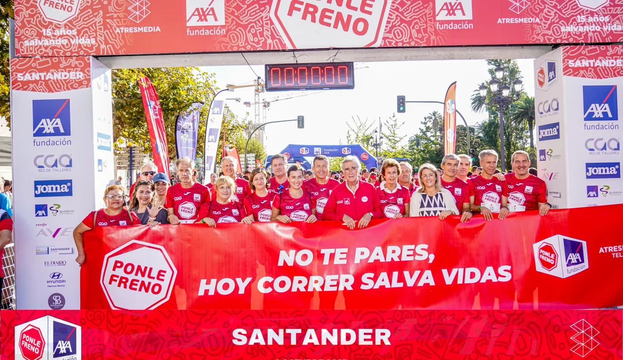 La carrera de Ponle Freno de Santander también bate su récord de participación con más de 1.000 corredores 