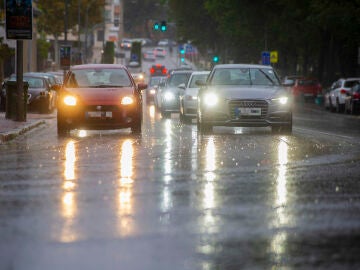 Coches circulando este jueves por Ciudad Real