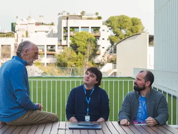 : Los investigadores del BSC Alfonso Valencia, Iker Núñez y Davide Cirillo : Los investigadores del BSC Alfonso Valencia, Iker Núñez y Davide Cirillo