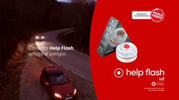 Las luces V-16 Help Flash IoT y Ponle Freno, unidas por la seguridad en situaciones de emergencia en carretera 