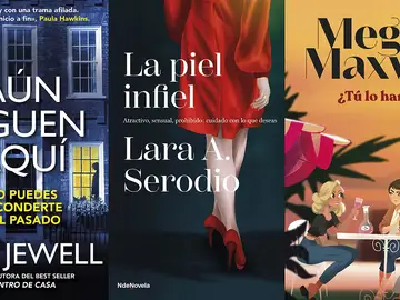 Portadas de los libros Aún siguen aquí, La piel infiel y ¿Tú lo harías? Portadas de los libros Aún siguen aquí, La piel infiel y ¿Tú lo harías?