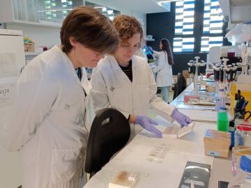 investigadores en el laboratorio