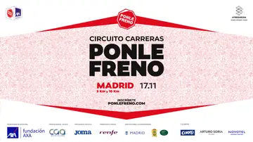 Cartel oficial de Carrera Ponle Freno Madrid 2024
