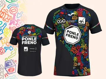 La camiseta del Circuito de Carreras Ponle Freno 2025 La camiseta del Circuito de Carreras Ponle Freno 2025