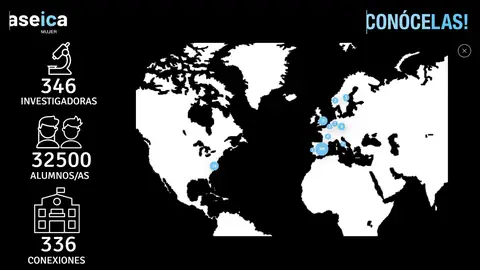 Mapa de mujeres investigadoras en oncología Mapa de mujeres investigadoras en oncología