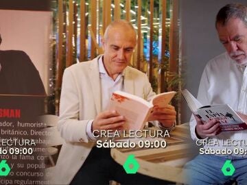 Jorge Díaz, Rafael Guzmán y Richard Osman en Crea Lectura